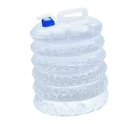 windyday Bidon d'eau Pliable, 5L / 10L / 15L Réservoir d'eau en Plastique Portable Réservoir d'eau avec Robinet, Conteneur Pliant sans BPA Camping Conteneur d'eau en Plein Air