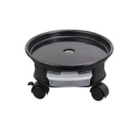 windyday Supports Pots Fleurs À roulettes Soucoupe Pot Fleur roulettes Support À roulettes pour Pot Fleurs Rond Soucoupe Pot Fleur Rond Dessous Pot Fleur À Roulette