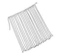 Wine Bottle Fringe Decor - Sparkling Crystal Pendant Collar, Adjustable Rhinestone Ornament | Decorative Accessory for Champagne Whiskey Bottles, Festive Party Wedding Event, Home Office Table Styling