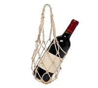 Wine Bottle Net Bag | Portable Mesh Tote, Rope Wine Bottle Carrier Net Bag Portable Wines Jar Tote Handheld Bottles Travel Carrier Vintage Twine Rope Holder For Home Bar Restaurant Travel Hiking