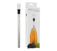 Wine Cooling Rod, Wine Chiller Stick, Red Wine Cooling Stick, Cooling Rod for Bottles, Quick Chillers, Stainless Steel Wine Chiller with Stopper and Pourer, Rapid Wine Chiller Rod for Wine Lovers