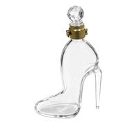 Wine Decanter - High Heeled Shoes Shaped Whiskey Glass Decanter Bottle with Lid, 350ml Clear Drinks Container Desktop Ornament for Birthday, Christmas, Barbeque Restaurant Use