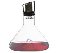 Wine Decanter - Wine Carafe | Aerator Distributeur de Whiskey | Wine Hand-Held Aerator for White and Red Wine with Built-in-Dispenser Red Glass Decanter Wine Accessories Bottle Wine Pourer