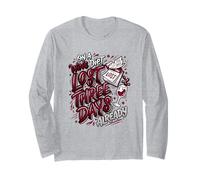 Wine Diet Lost Three Days Wine Lover Fan Manche Longue