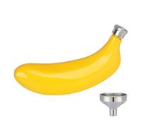 Wine Flask | 5oz Banana Shape Stainless Steel Wine Bottle With Funnel