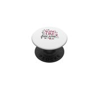 Wine Funny Wine Lover Vintage Humor Aging Like Fine Wine PopSockets PopGrip Adhésif