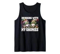 Wine Gnomes for Women and Men Funny Drinking with My Gnomies Débardeur
