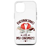 Wine Lover Gnomes - Drinking with My Gnomies - Funny GNOME Coque pour iPhone 12/12 Pro