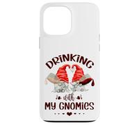 Wine Lover Gnomes - Drinking with My Gnomies - Funny GNOME Coque pour iPhone 13 Pro Max