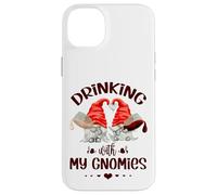 Wine Lover Gnomes - Drinking with My Gnomies - Funny GNOME Coque pour iPhone 14 Plus