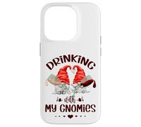 Wine Lover Gnomes - Drinking with My Gnomies - Funny GNOME Coque pour iPhone 14 Pro
