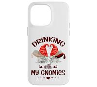 Wine Lover Gnomes - Drinking with My Gnomies - Funny GNOME Coque pour iPhone 14 Pro Max