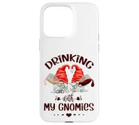 Wine Lover Gnomes - Drinking with My Gnomies - Funny GNOME Coque pour iPhone 15 Pro Max