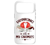 Wine Lover Gnomes - Drinking with My Gnomies - Funny GNOME Coque pour iPhone 17 Pro Max