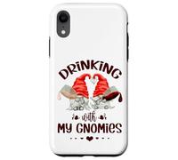 Wine Lover Gnomes - Drinking with My Gnomies - Funny GNOME Coque pour iPhone XR