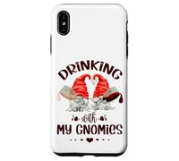 Wine Lover Gnomes - Drinking with My Gnomies - Funny GNOME Coque pour iPhone XS Max