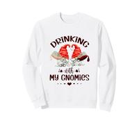 Wine Lover Gnomes - Drinking with My Gnomies - Funny GNOME Sweatshirt