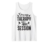 Wine Lovers Group Therapy in Session Funny Group Drinking Débardeur