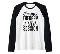 Wine Lovers Group Therapy in Session Funny Group Drinking Manche Raglan