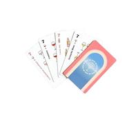 WINE ME® Cartes Provence - Jeu de Cartes Classique 54 Cartes Compatible Poker belote Blackjack, vins de Provence, Smart Card QR, livret FR/en