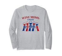 Wine Moms Unite Lunettes surélevées Solidarité Manche Longue