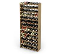 Wine Rack Wooden Shelf bottle for 91 Bottles RW-3-91 by Len-Mar