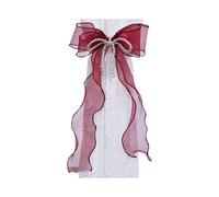 (Wine red) Beaded Bows Curtain Holdbacks With Butterfly Design Ideal For Modern Homes Interiors Easy Installation And Long last Wine red