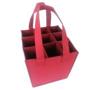 Wine Shopping Bag - Portable Wine Bottle Carrier Carry Handle