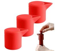 Wine Stopper, Leakproof Champagne Saver, Silicone Bottle Sealers, 5x3.8cm, 3-Pack for Kitchen Use, Outdoor Picnics, Event Catering, Restaurants, Wedding Tastings Improve Wine Storage Sophistication