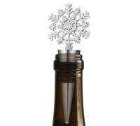 Wine Stopper | snowflake wine stopperr | wiine bottle sealer | Zinc Alloy Snowflakes Christmas Decorations | for Champagne Liquor Alcohol Beer, Home,Bar Office Restaurant Party