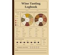 WINE TASTING LOGBOOK: 100 Scorecards to Record, Track & Rate Your Wine - Wine Review Notebook & Wine Tasting Journal With Flavour Wheels for Fresh & Fruit Forward Wine and Structured & Developed Wine