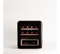 WINECOOLER RETRO - Refroidisseur À Vin Électrique De Style Rétro Pour 12, 45 Ou 76 Bouteilles Noir