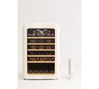 WINECOOLER RETRO - Refroidisseur À Vin Électrique De Style Rétro Pour 12, 45 Ou 76 Bouteilles Blanc Cassé