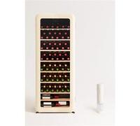 WINECOOLER RETRO - Refroidisseur à vin électrique de style rétro pour 12, 45 ou 76 bouteilles - Blanc cassé Beige G