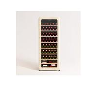 WINECOOLER RETRO - Refroidisseur à vin électrique de style rétro pour 12, 45 ou 76 bouteilles - Blanc cassé