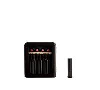 WINECOOLER RETRO - Refroidisseur à vin électrique de style rétro pour 12, 45 ou 76 bouteilles - Noir