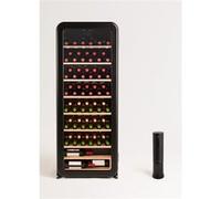 WINECOOLER RETRO - Refroidisseur À Vin Électrique De Style Rétro Pour 12, 45 Ou 76 Bouteilles Noir