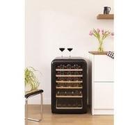 WINECOOLER RETRO XL - Cave À Vin Électrique 45 Bouteilles Noir Mat
