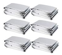 winemana Lot de 6 grands films Mylar argentés réfléchissants - 210,8 x 160 cm - Haute réflectivité - Garde au chaud - 100 % respectueux de l'environnement - Parfait pour la croissance des plantes, les
