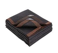 winemana Toile d'ombrage 70% Noire, bâche en Maille Durable avec œillets, Filet résistant au Soleil de Jardin avec Bords collés pour pergola, Couverture de Plantes, Serre, terrasse, tomates,