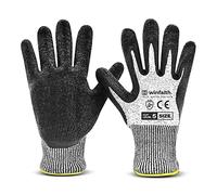 Winfaith - Gant de Travail Homme, Gants Travail de Jardinage Résistants aux Coupures, Isolants pour électricien, Mécanicien, Gant Manutention Travaux Antidérapants (2 Paires, XL)