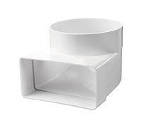 Winflex ventilation COUDE PVC 60MMX204MM- 100MM