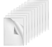 Winfred 150 x 100 x 2 mm Plaque Plexiglas Transparent, Lot de 10 Feuille de Plastique Feuille Acrylique pour Loisirs Créatifs Art Peinture Cadre
