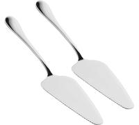 Winfred 2 Pcs Pelle à Tarte, 23 cm Pelle à Gateau en Acier Inoxydable 430 Pelle à Pizza Ensemble Couverts Couteau à Gâteau pour Fête Restaurant Cuisine Mariage