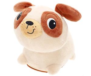 winfun 47863 Chiots en Peluche Interactive avec mélodies, Texture Douce, aboie et émet des Sons, 13 x 17 x 15 cm