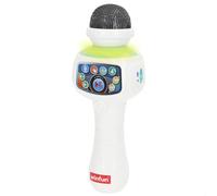 winfun Microphone karaoké pour Enfant, Connexion sans Fil, lumières, 10 mélodies, 3 rythmes Beatbox, 4 Effets vocaux, applaudissements, contrôle du Volume, Jouets pour Enfants à partir de 24 Mois