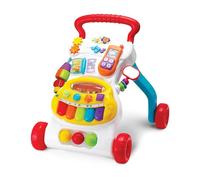 winfun - Porteur Musical - 2 en 1 - Bébé, Toddler - Multicolore - Musical, Multicolored - Piano 5 Notes - Téléphone Portable - Effets Sonores - Piles Incluses - Poignée Facile à Saisir - Joueur Unique