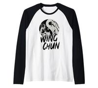 Wing Chun Entraînement de Combattant Arts Martiaux Manche Raglan