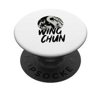 Wing Chun Entraînement de Combattant Arts Martiaux PopSockets PopGrip Adhésif