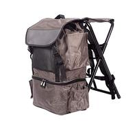 WING Pack de Sac à Dos et Tabouret, 2 en 1 Pliable Chaise de pêche Camping Portable Pliable siège Pique-Nique Sac à Dos pour Le Camping, pêche, randonnée, Plage, Barbecue, Sortie